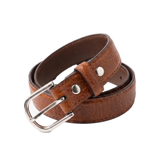 Gingerich Coganc Bison Leather Belt