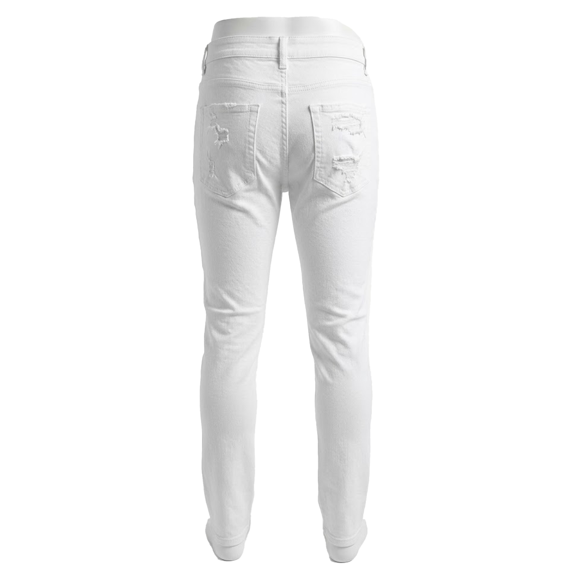 SBO White Ripped Denim Jeans
