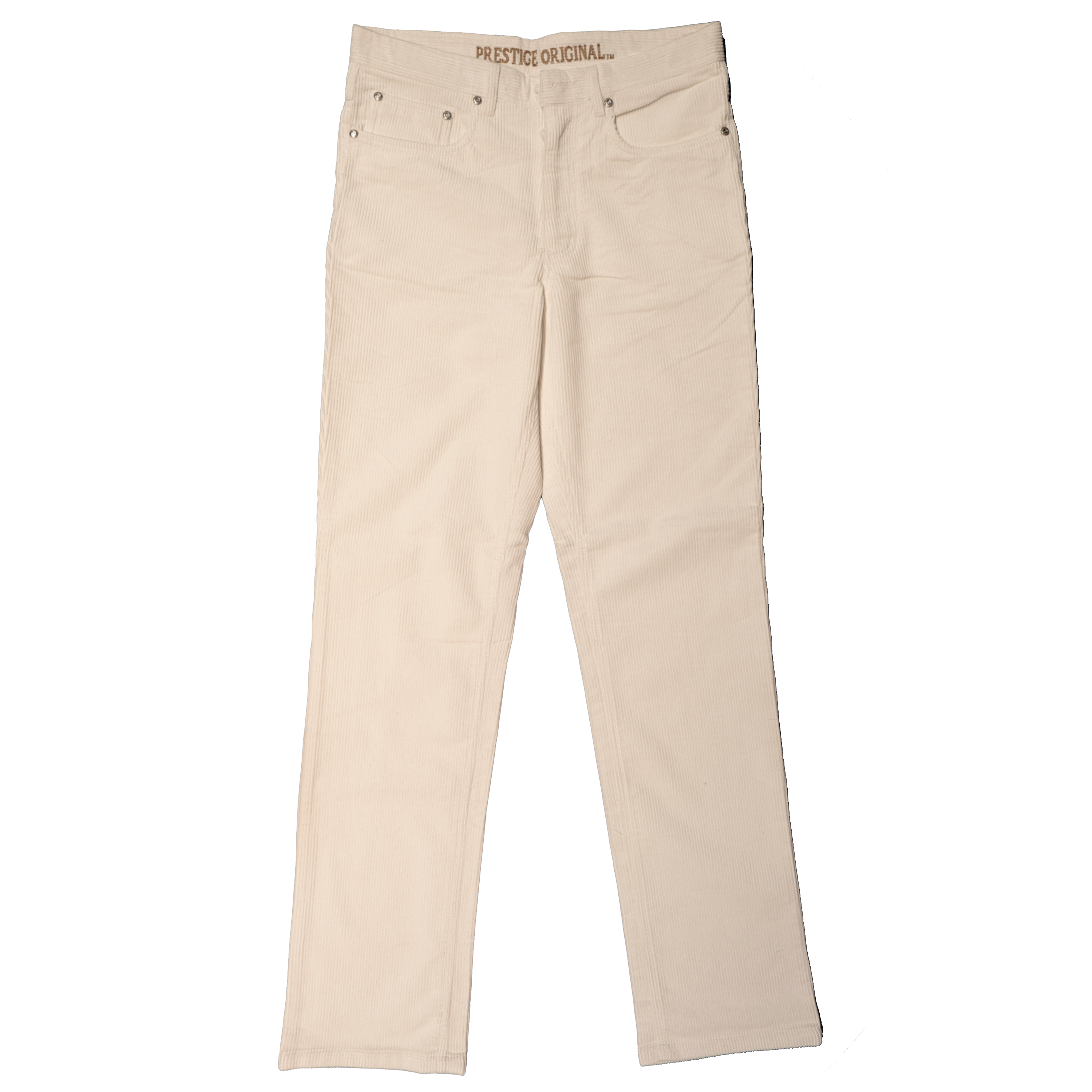 Prestige White Corduroy Pants - Dudes Boutique