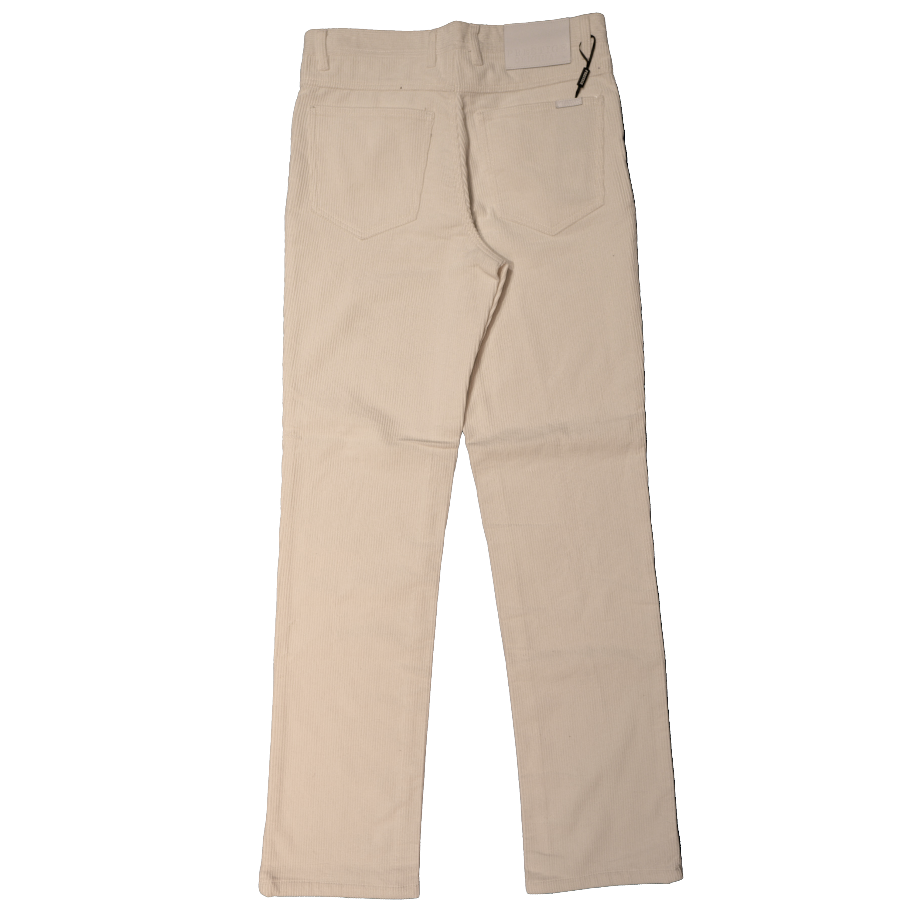 Prestige White Corduroy Pants - Dudes Boutique