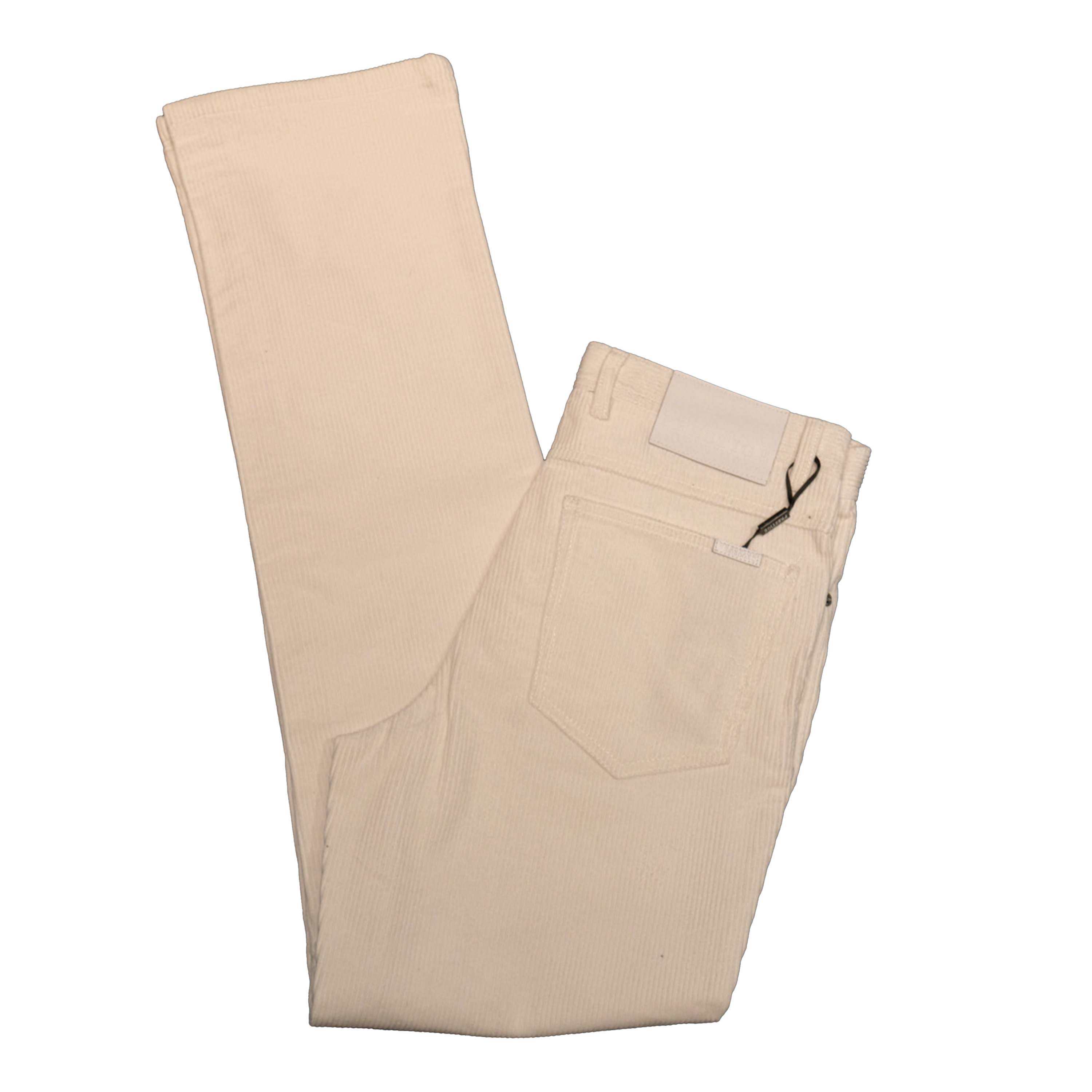 Prestige White Corduroy Pants - Dudes Boutique