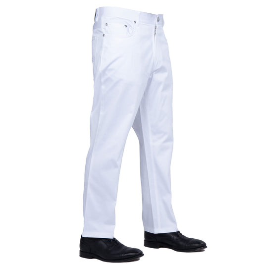 Prestige Men's White High-end Pants - Dudes Boutique