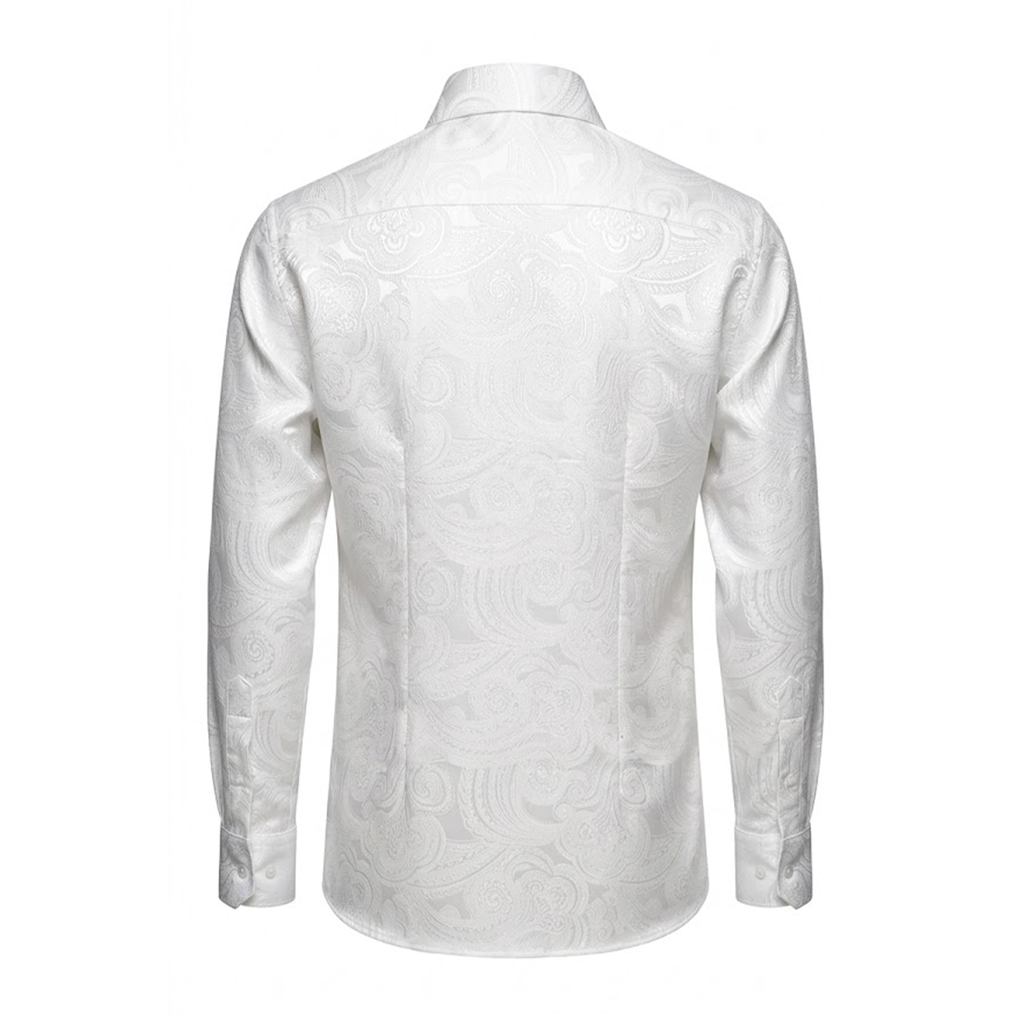 Leoni 349 White Paisley Button Up Shirt