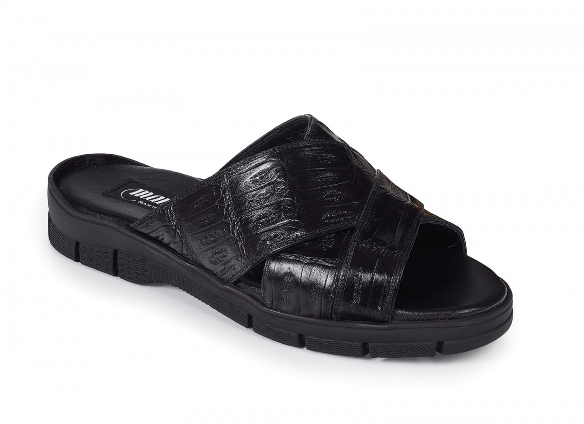 Mauri - 5018 Cagnola Crocodile Sandals - Dudes Boutique