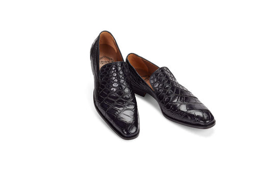 Mauri - 1044 "Adda" Hand-Painted Alligator Loafers - Dudes Boutique