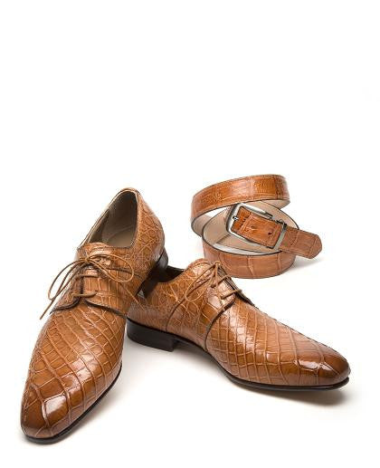 Mauri - "1162 Castello" All Over Alligator Dress Shoes - Dudes Boutique