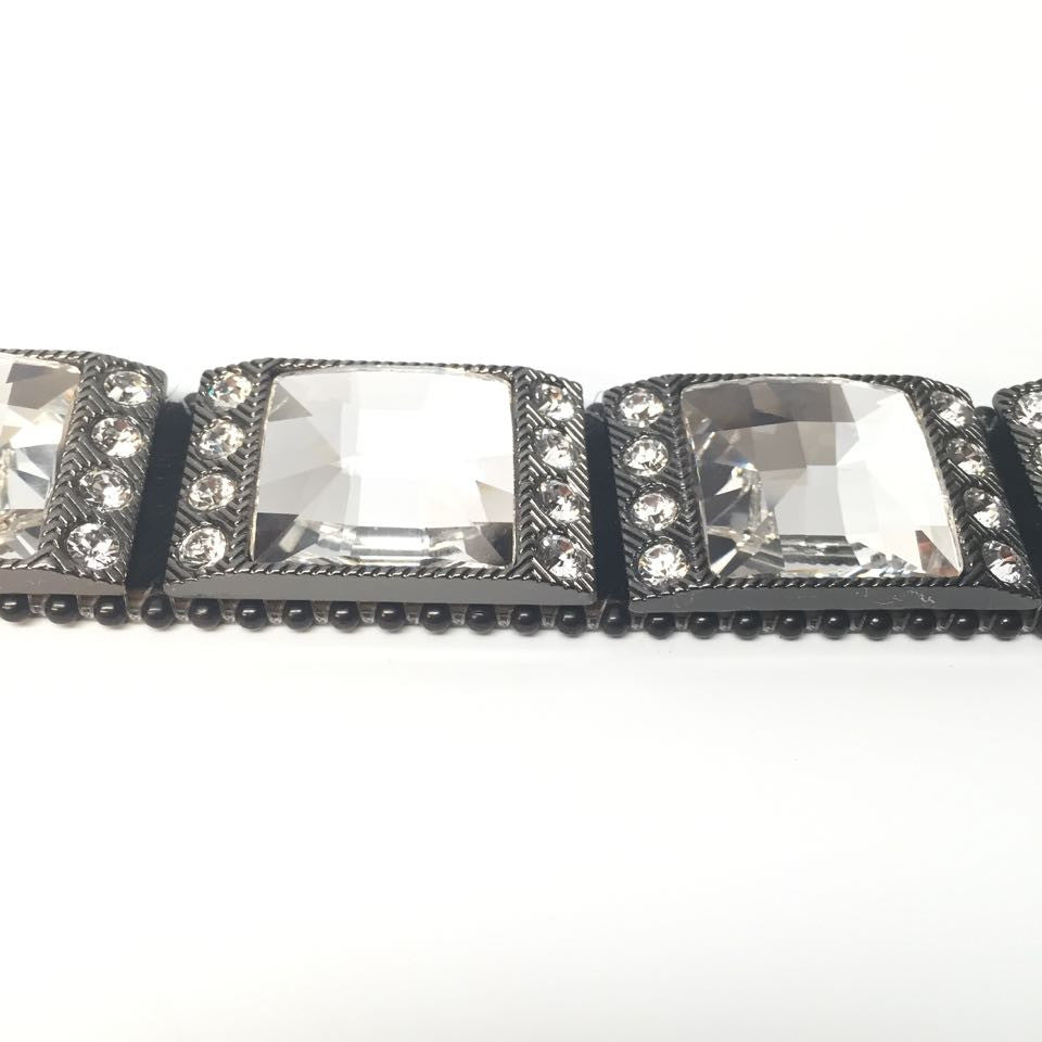 b.b. Simon 9001-NI Mini Monster Crystal Belt - Dudes Boutique