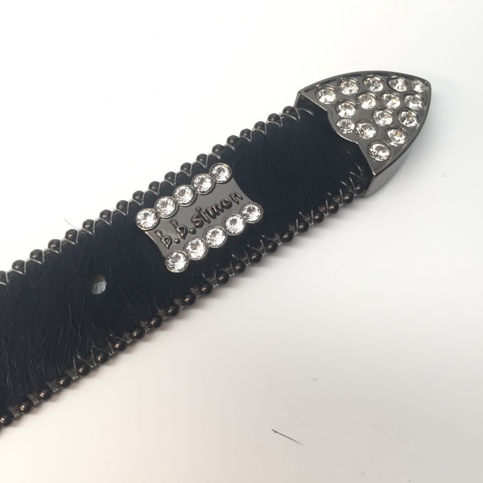 b.b. Simon 9001-NI Mini Monster Crystal Belt - Dudes Boutique