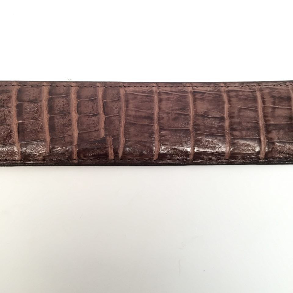 Lebedas Full Skin Crocodile Belt - Dudes Boutique