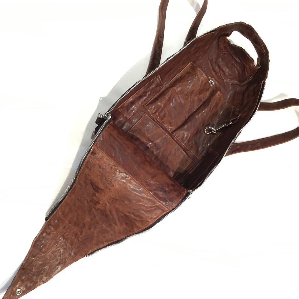 Kashani Chocolate Brown All-Over Alligator Backpack - Dudes Boutique