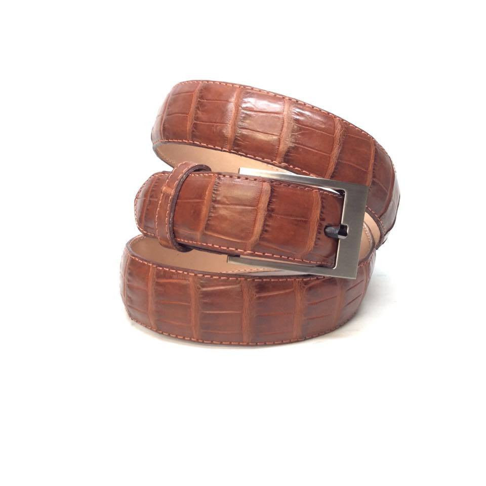 Safari Full Alligator Body Belt - Dudes Boutique