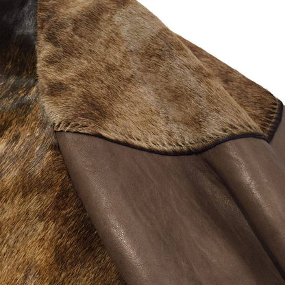 G-Gator Natural Pony Hair/Lambskin Racer Jacket - Dudes Boutique