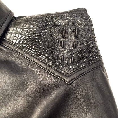 G-Gator - Alligator/Lambskin Button-Up Shirt - Dudes Boutique
