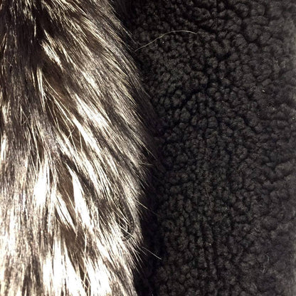 Jakewood Shearling Silver Fox Tail Vest - Dudes Boutique
