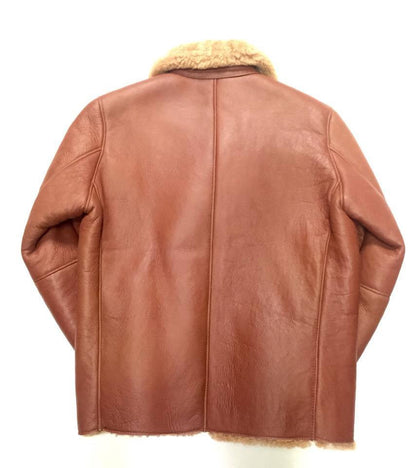 Jakewood Brown Double Breast Biker Style Shearling - Dudes Boutique