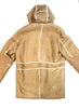 Jakewood - Brown & Cream Shearling With Hood - Dudes Boutique