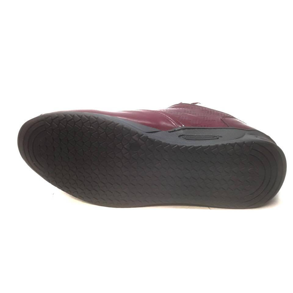 Mauri M770/1 Wine Crocodile Tail Sneakers - Dudes Boutique