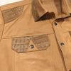G-Gator - Lambskin Button-Up Shirt w/ Gator Pockets - Dudes Boutique