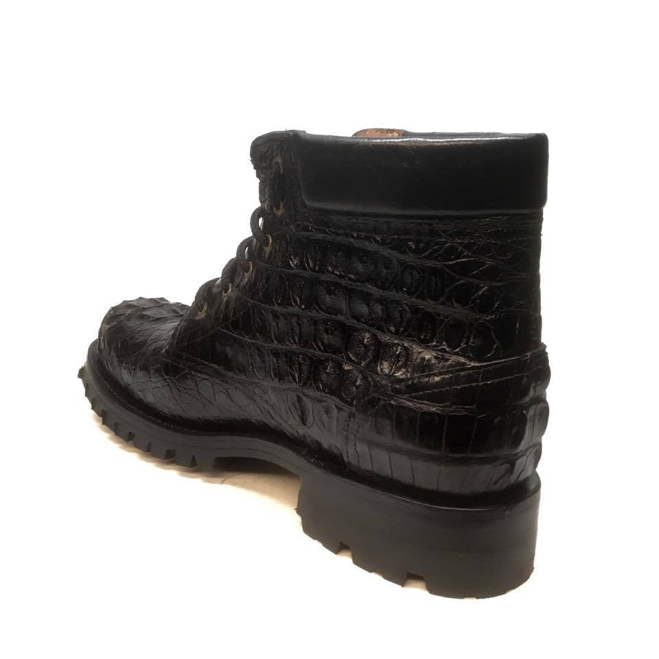 Safari Exotic Men's All-Over Crocodile Hornback Boots - Dudes Boutique