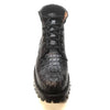 Safari Black All-Over Crocodile Horn-back Boots - Dudes Boutique