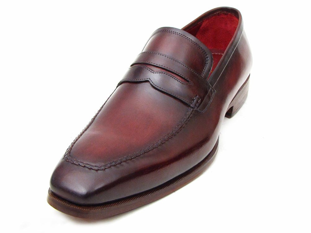 Paul Parkman Men's Penny Loafer Bordeaux Calfskin - Dudes Boutique