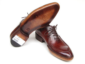 Paul Parkman Burgundy Side Handsewn Split-Toe Oxfords - Dudes Boutique