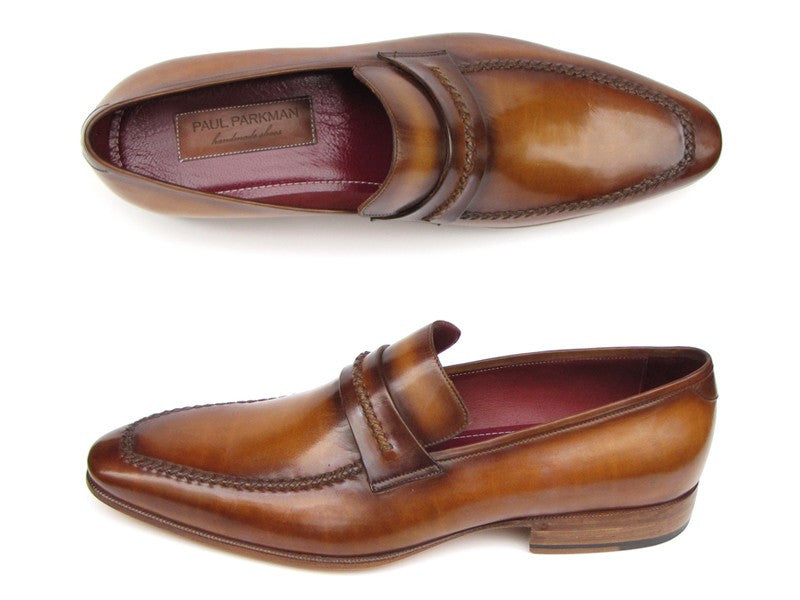 Paul Parkman Loafer Brown Leather Shoes - Dudes Boutique