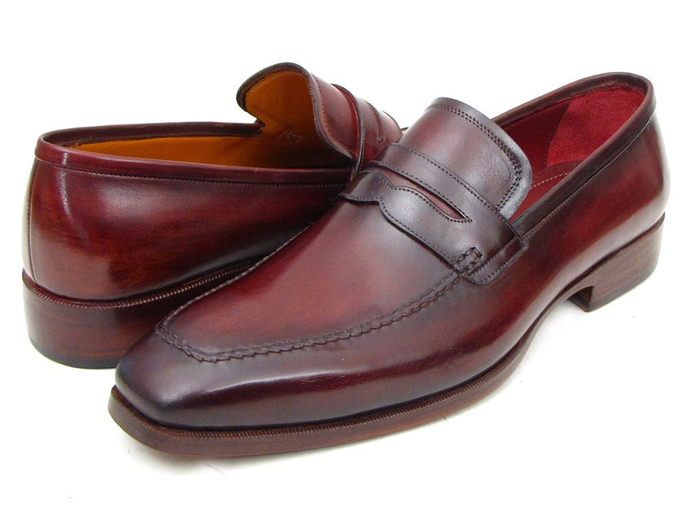 Paul Parkman Men's Penny Loafer Bordeaux Calfskin - Dudes Boutique