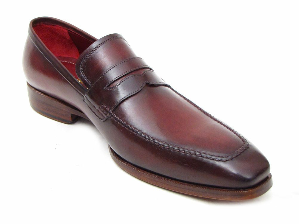 Paul Parkman Men's Penny Loafer Bordeaux Calfskin - Dudes Boutique