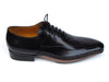 Paul Parkman Black Leather Oxfords - Side Handsewn Leather Upper And Leather Sole - Dudes Boutique