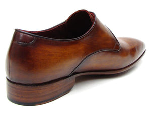 Paul Parkman Men's Single Monkstraps Brown Leather - Dudes Boutique