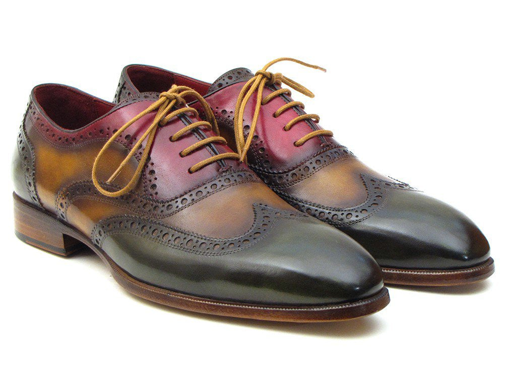 Paul Parkman Men's Three Tone Wingtip Oxfords - Dudes Boutique