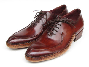 Paul Parkman Burgundy Side Handsewn Split-Toe Oxfords - Dudes Boutique