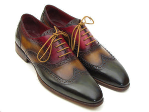 Paul Parkman Men's Three Tone Wingtip Oxfords - Dudes Boutique