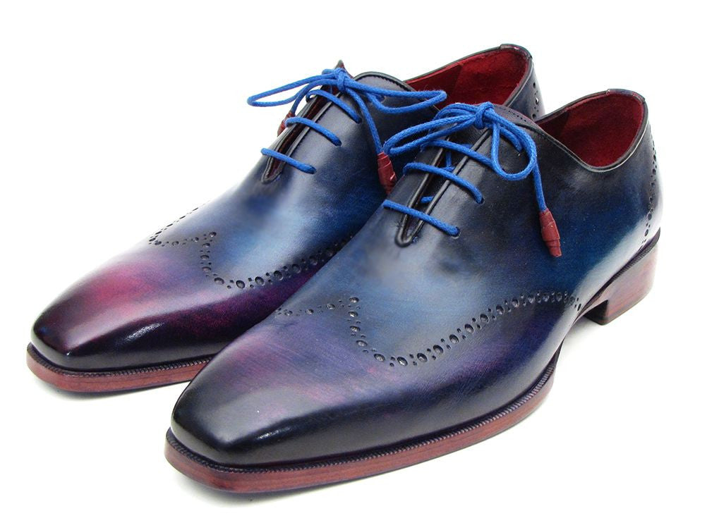 Paul Parkman Men's Blue & Purple Wingtip Oxfords - Dudes Boutique