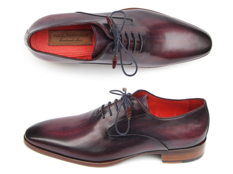 Paul Parkman Purple Plain Toe Oxfords Shoes - Dudes Boutique