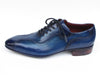 Paul Parkman Handmade Lace-Up Casual Blue Shoes - Dudes Boutique