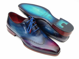 Paul Parkman Men's Blue & Purple Wingtip Oxfords - Dudes Boutique