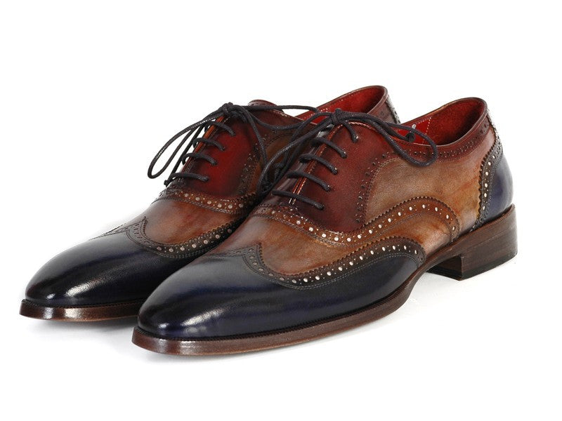 Paul Parkman Men's Three Tone Wingtip Oxfords - Dudes Boutique