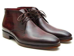 Paul Parkman Brown & Bordeaux Chukka Boots - Dudes Boutique