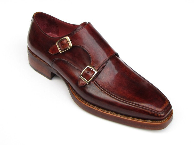 Paul Parkman Men's Double Monkstrap Goodyear Welted Shoes - Dudes Boutique