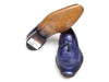 Paul Parkman Men's Blue Side Handsewn Tassel Loafer - Dudes Boutique