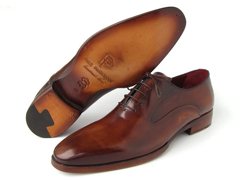 Paul Parkman Plain Toe Brown Calfskin Oxfords - Dudes Boutique