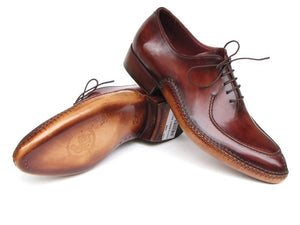 Paul Parkman Burgundy Side Handsewn Split-Toe Oxfords - Dudes Boutique