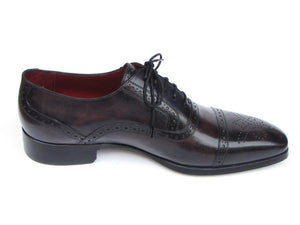 Paul Parkman Captoe Bronze & Black Oxfords - Dudes Boutique