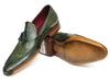 Paul Parkman Men's Green Side Handsewn Tassel Loafer - Dudes Boutique