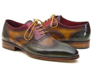 Paul Parkman Men's Three Tone Wingtip Oxfords - Dudes Boutique