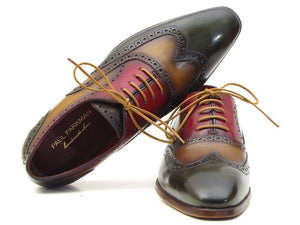 Paul Parkman Men's Three Tone Wingtip Oxfords - Dudes Boutique