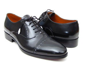 Paul Parkman Men's Captoe Oxfords Black Dress Shoes - Dudes Boutique