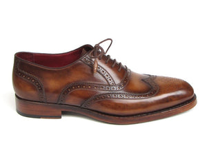 Paul Parkman Wingtip Goodyear Welted Tobacco Oxfords - Dudes Boutique